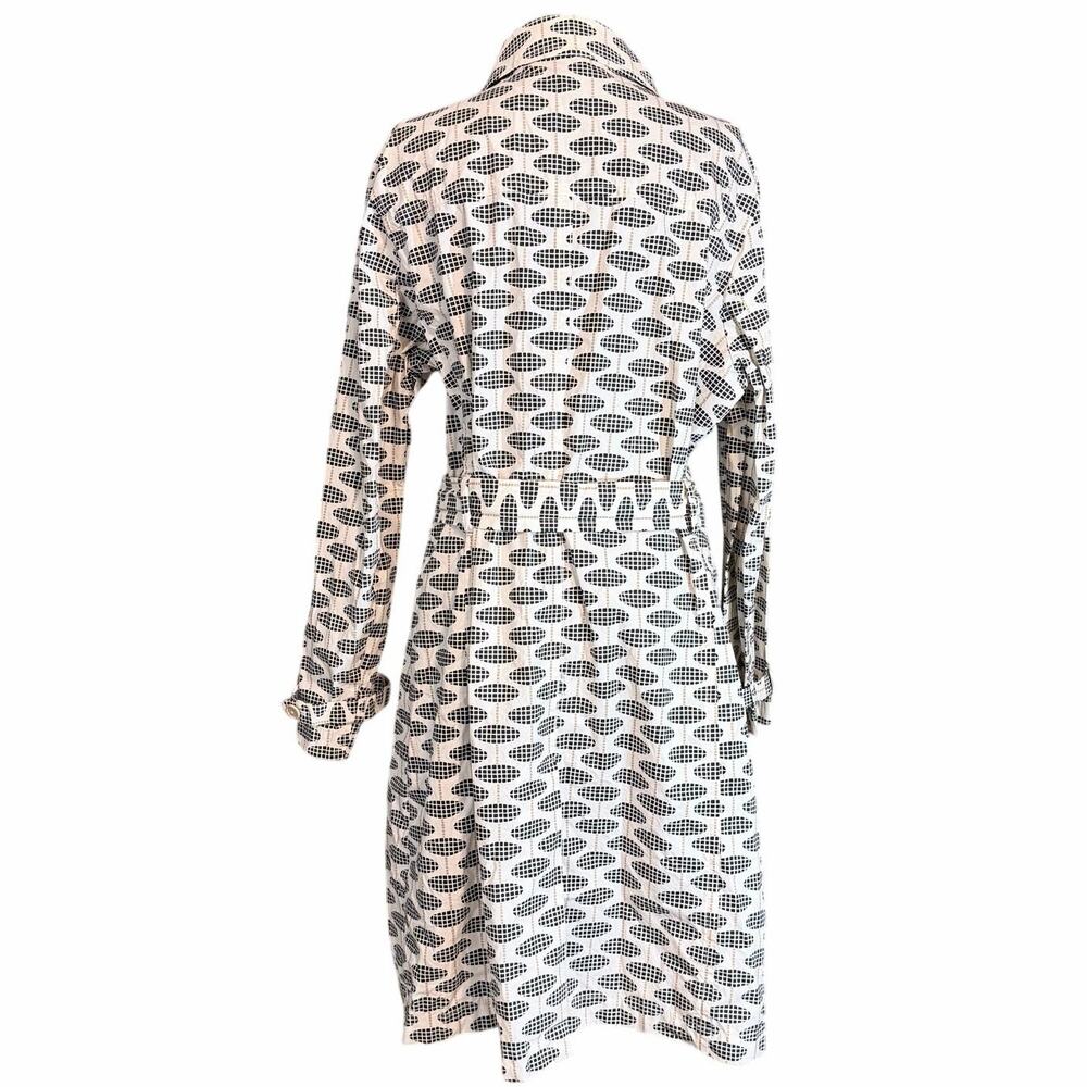 GAP Monochrome Geometric Trench Coat - Picture 2 of 15